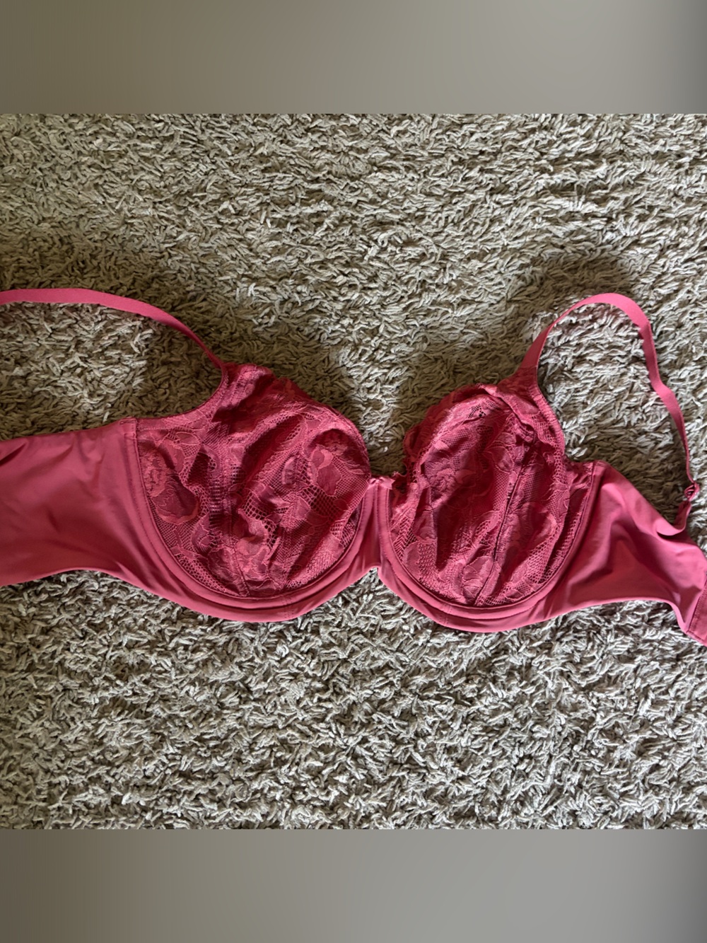 Panache Rocha Low Front Balcony Lace Underwire Bra - Rose